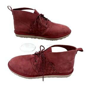 Teva Coromar Chukka Sneaker Shoe Women US 10 41 Leather Lace Up Oxford Boot Red